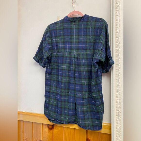 Armani Exchange Plaid Button Up Flannel Shirt Sz XS - Picture 3 of 5